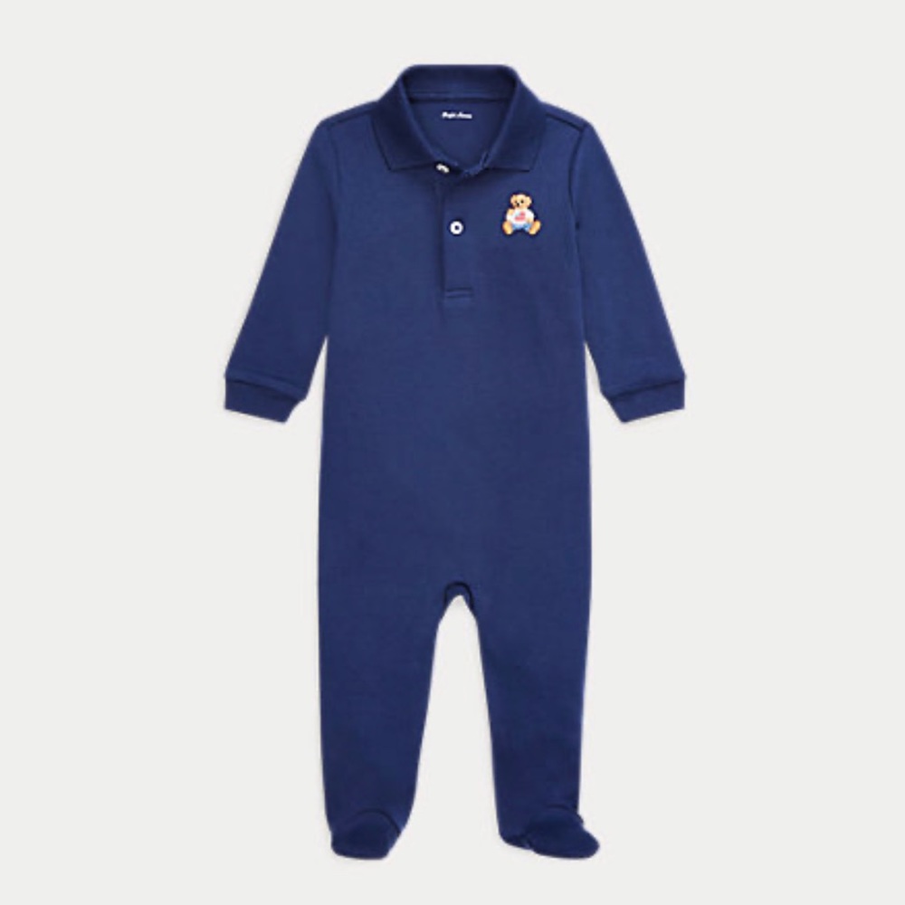 Ralph Lauren Polo Bear Cotton Coverall